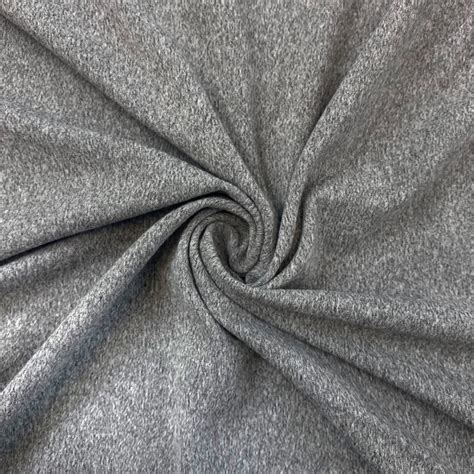 double brushed jersey knit fabric